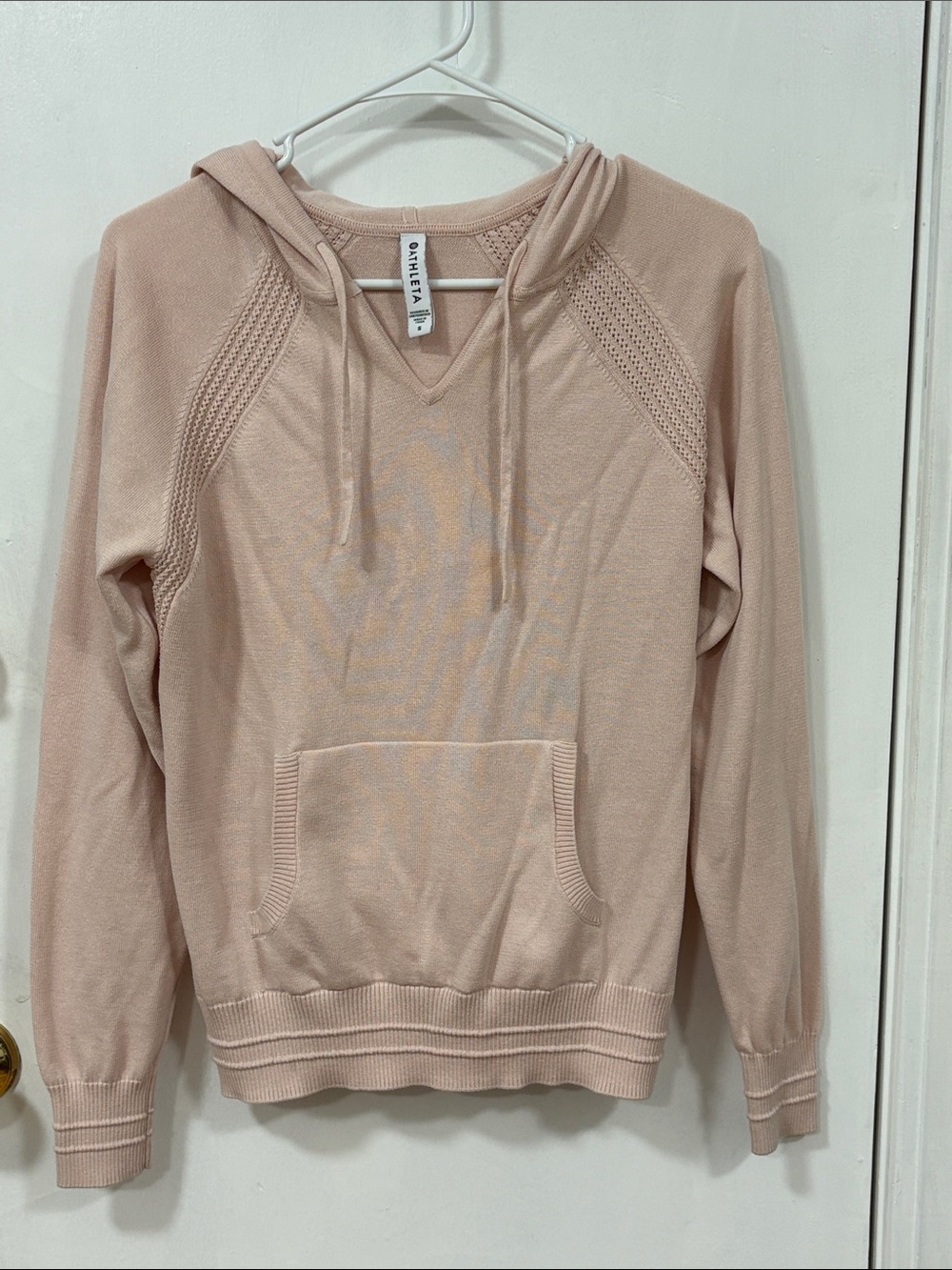 Athleta Blush Pink Hooded Pullover